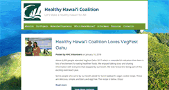 Desktop Screenshot of healthyhawaiicoalition.com
