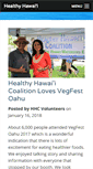 Mobile Screenshot of healthyhawaiicoalition.com